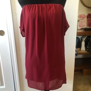 NWOT Small Tobi red dress